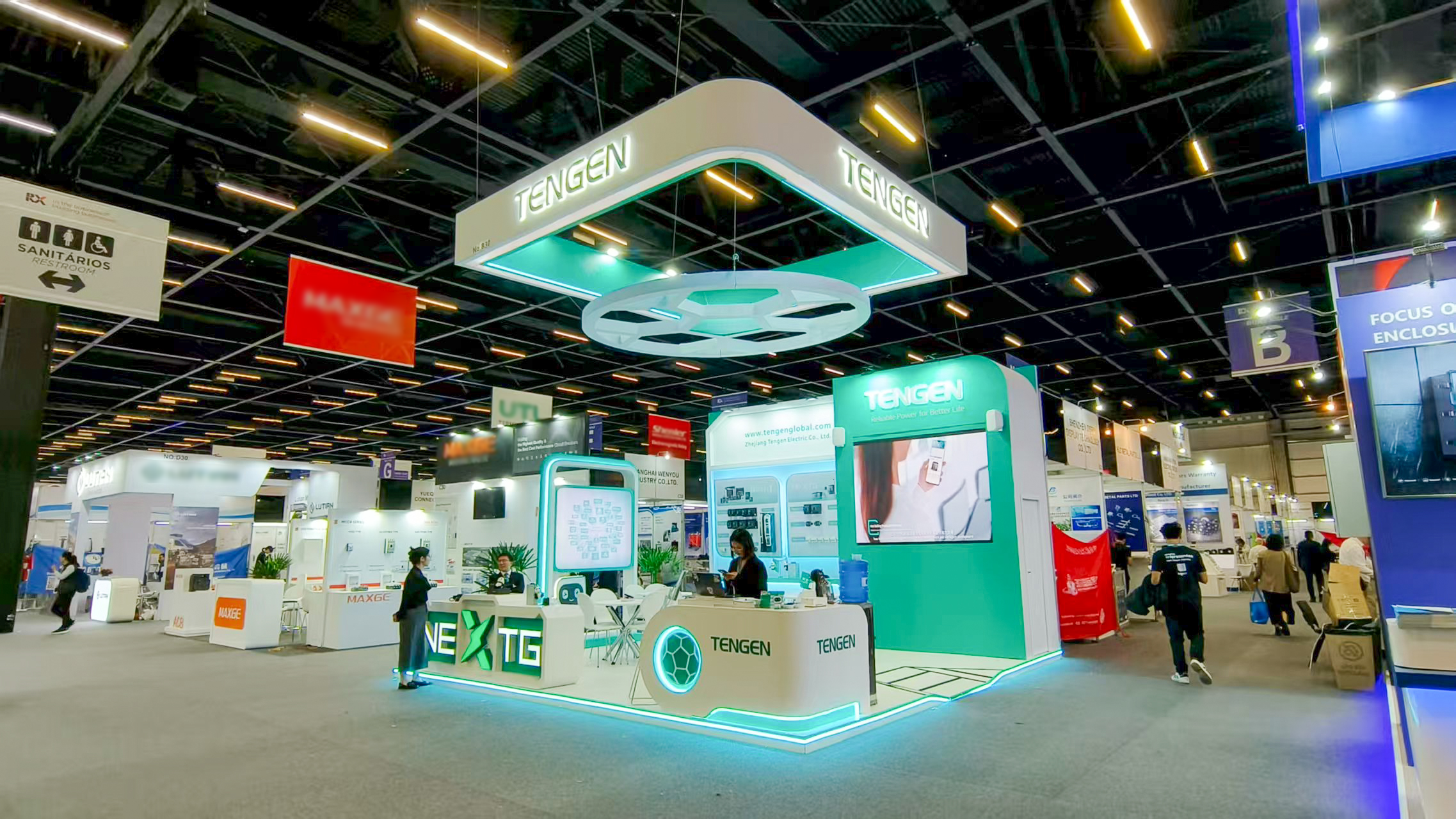 闪耀拉美丨恒峰g22亮相FIEE巴西国际电力展